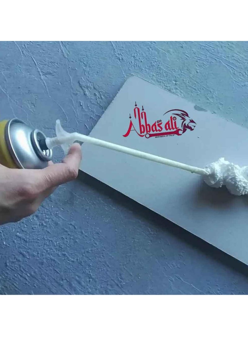ABBASALI 750ml PU Foam Spray – Expanding Polyurethane Insulation Foam for Sealing, Filling, and Bonding. Ideal for Gaps, Cracks, and Joints. Easy Application with Precise Nozzle. Fast Curing (6) - Image 3