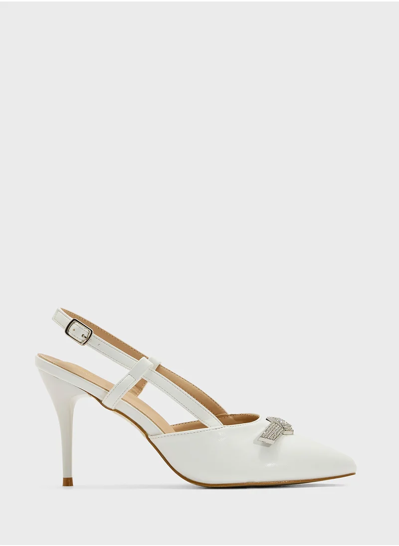 ELLA Sling Back Heeled Pump