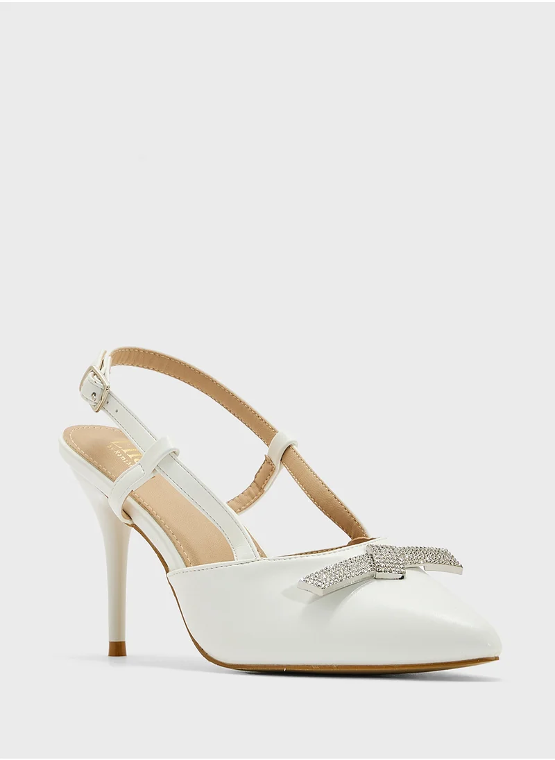 ELLA Sling Back Heeled Pump