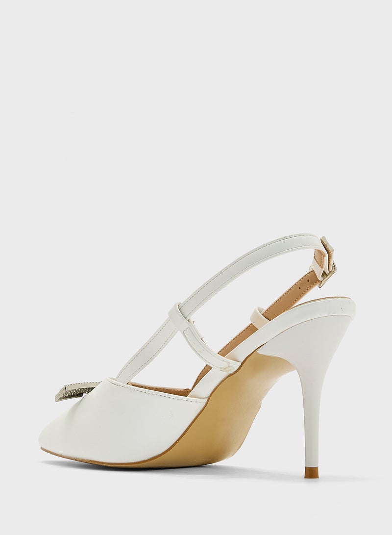 ELLA Sling Back Heeled Pump  - Image 3