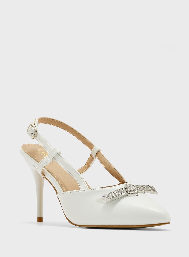 ELLA Sling Back Heeled Pump  - Image 2