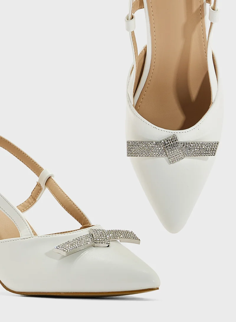 ELLA Sling Back Heeled Pump
