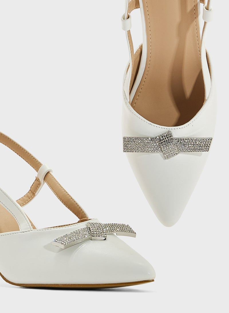 ELLA Sling Back Heeled Pump  - Image 4