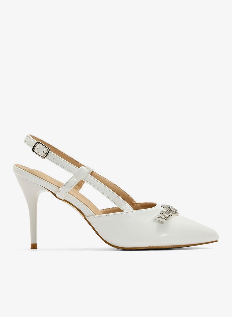ELLA Sling Back Heeled Pump - Image 1