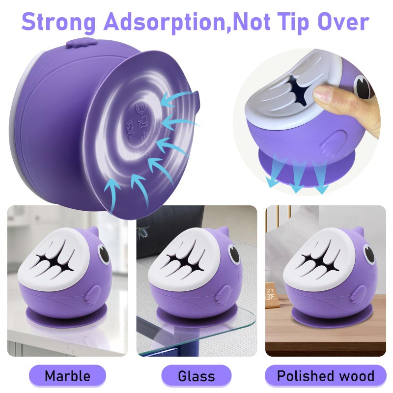 Hawersi DetachableLargeCapacity Suctioned PurpleVinyl Weeding Collector namely ShreddedVinyl Collection Box and Holderdesigned for Cricut/Silhouette - Image 5