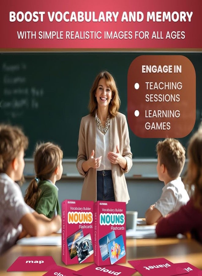 كوكا مجموعة بطاقات تعليمية من كووكا فاين، ٢ × ٥٢ - أسماء - بناء المفردات - كلمات وجمل - Image 5