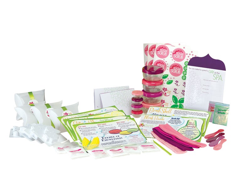 SMARTLAB Toys All-Natural Spa Day - Make Fizzy Bath Bombs, Creamy Face Masks & More with 48 Pieces - Image 3