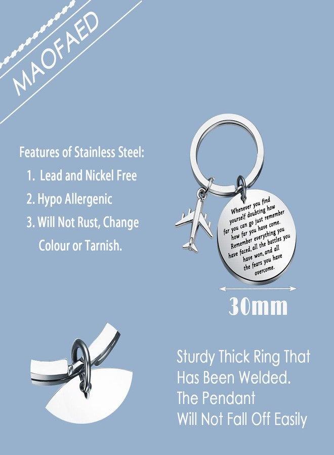 MAOFAED Pilot Graduation Gift - Inspirational Aviation Flying Gift With Airplane Design - Image 2