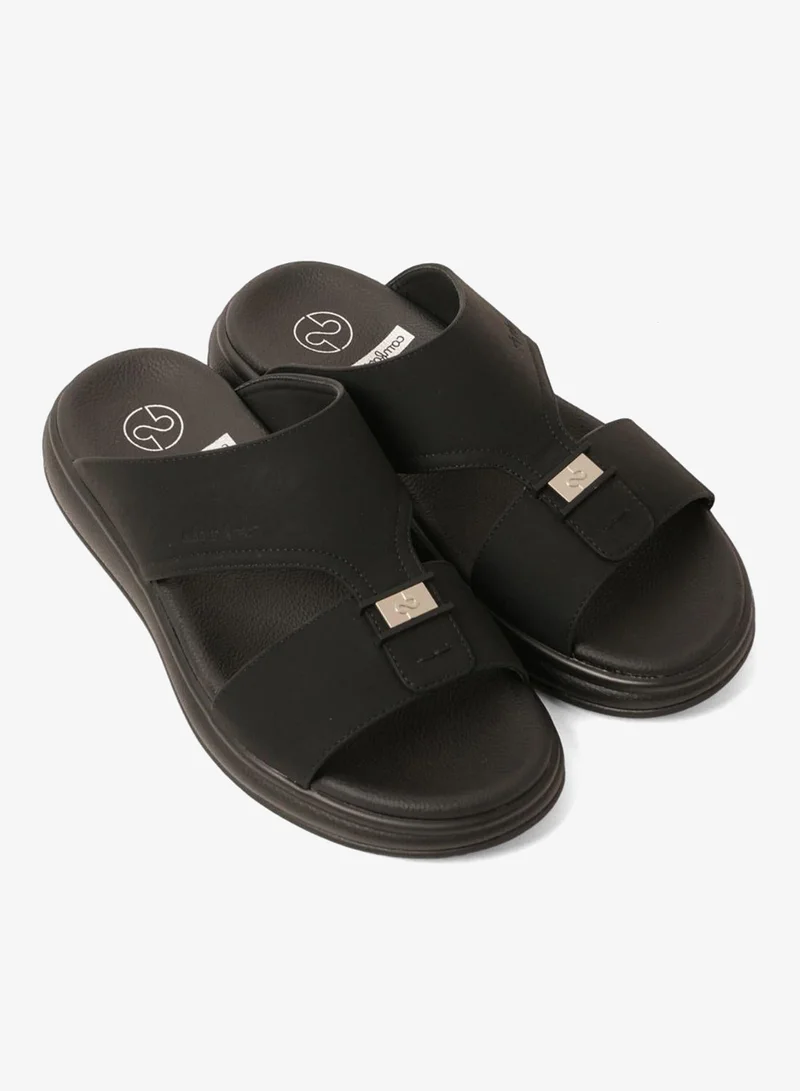Comfort Plus COMFORT PLUS MEN'S SUPER SLEEK SANDALS BLACK