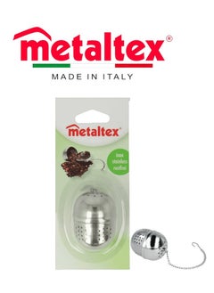 Metaltex Metaltex Stainless Steel Tea Infuser Ball – 40x54mm with Chain & Hook  - Image 1