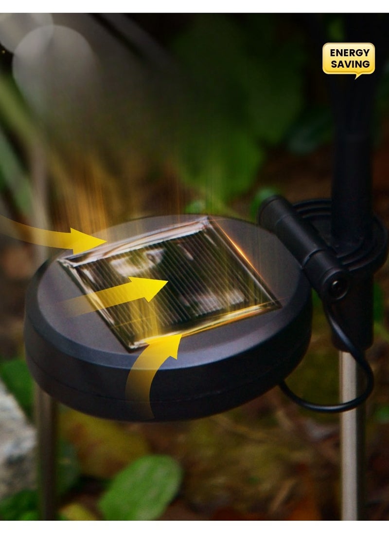 NANAO 2 Packs Solar Garden Lights Artificial Reed Solar Outdoor Lights for Garden Yard Patio Pathway Decoration  - Image 4