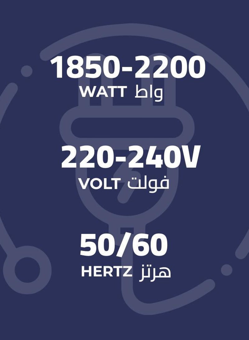 كيون غلاية من الفولاذ المقاوم للصدأ 304 مع تخزين السلك ومؤشر LED - Image 3