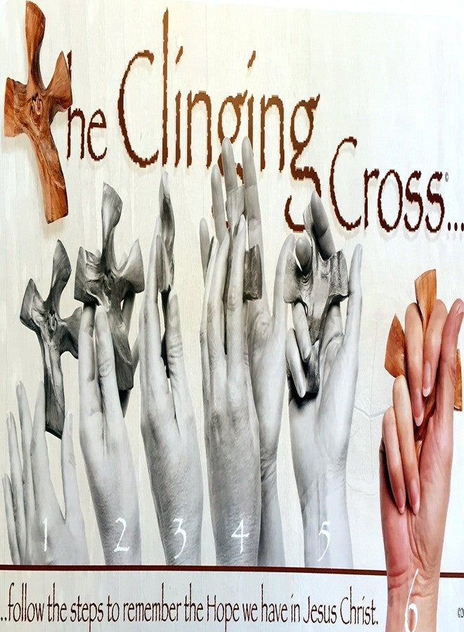Clinging Cross صليب متشبث - خطوط الصليب على يد الإنسان (وردة) - Image 3