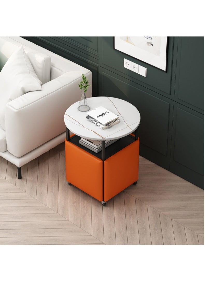 Organized Home - 5 in 1 Smart Retractable Coffee Table For Living Room Space Saving Combination Disassemble And Fold Away - Image 1