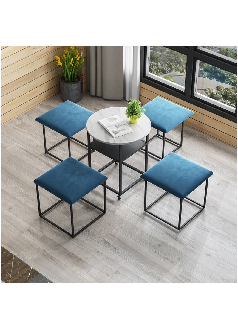 Organized Home - 5 in 1 Smart Retractable Coffee Table For Living Room Space Saving Combination Disassemble And Fold Away - Image 1