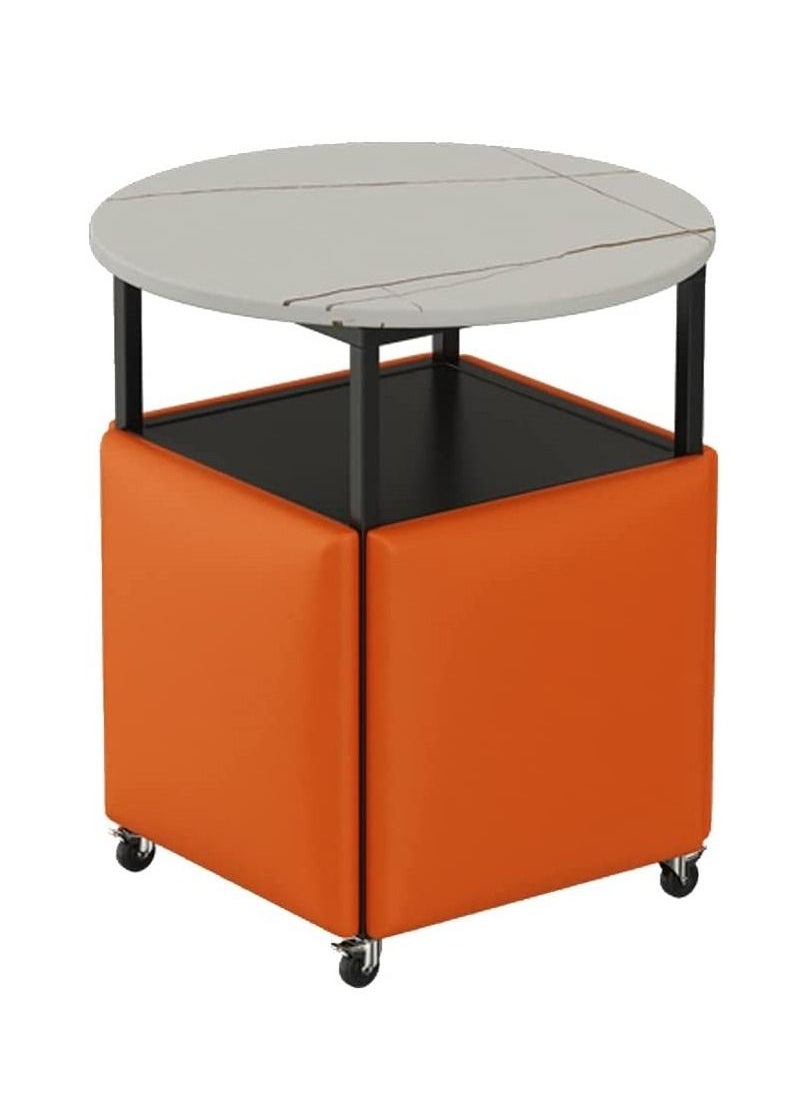Organized Home - 5 in 1 Smart Retractable Coffee Table For Living Room Space Saving Combination Disassemble And Fold Away - Image 1
