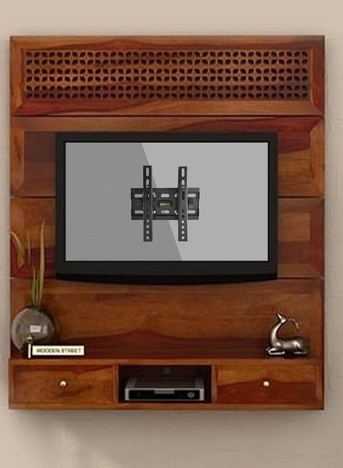 Skill Tech Skilltech SH 20T Heavy-Duty Tilt TV Wall Mount for 17"-43" Screens | Slim Profile 60mm | Glare-Free +15°/-15° Adjustable Bracket | Max VESA 200x200 | 45kg (99 lbs) Universal Flat & Curved TV - Image 2