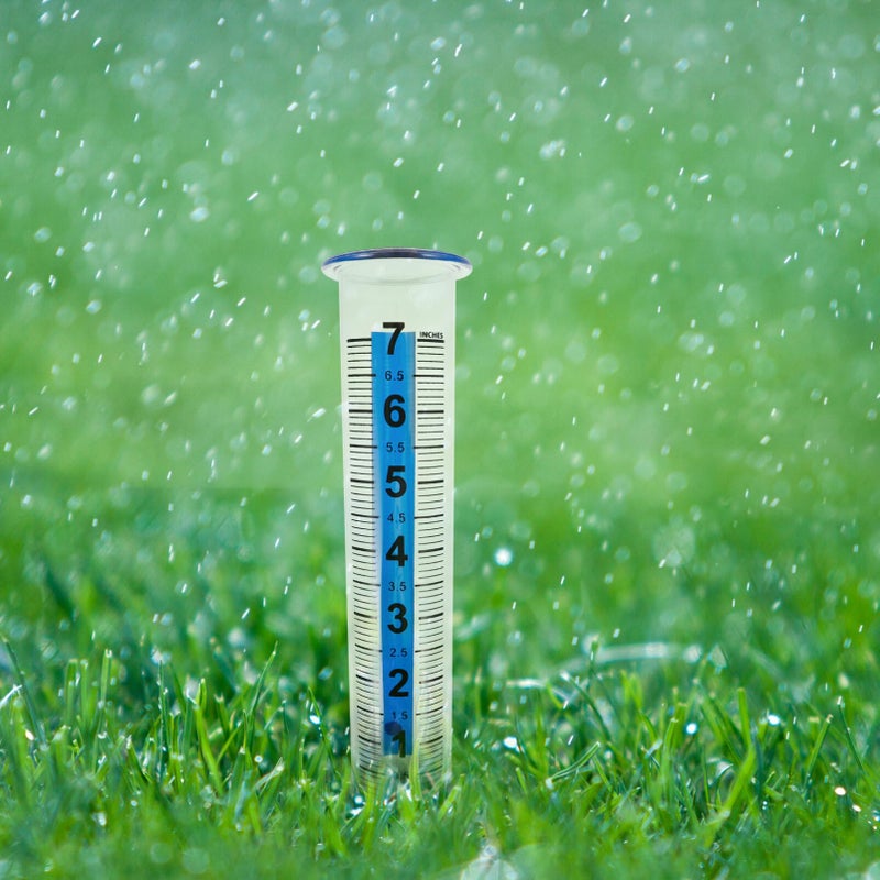 أنبوب قياس المطر الأكريليكي الشفاف لقياس هطول الأمطار بدقة في الهواء الطلق للحدائق والمروج - Image 4