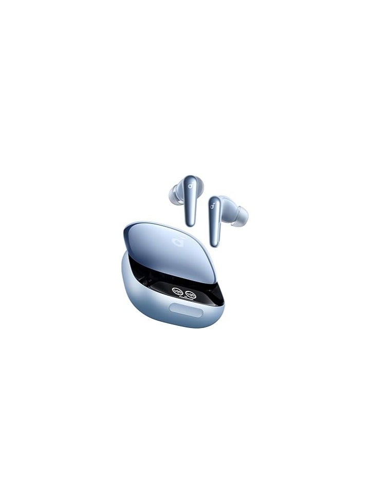 Soundcore Liberty 4 Pro by Anker, Noise Cancelling Wireless Earbuds, 7-Sensor and Real-Time Adaptive Noise Cancelling, 2× Faster Charging, Studio-Level Hi-Fi Music, Clear Calls with 9 Mics and AI Blue - Image 1