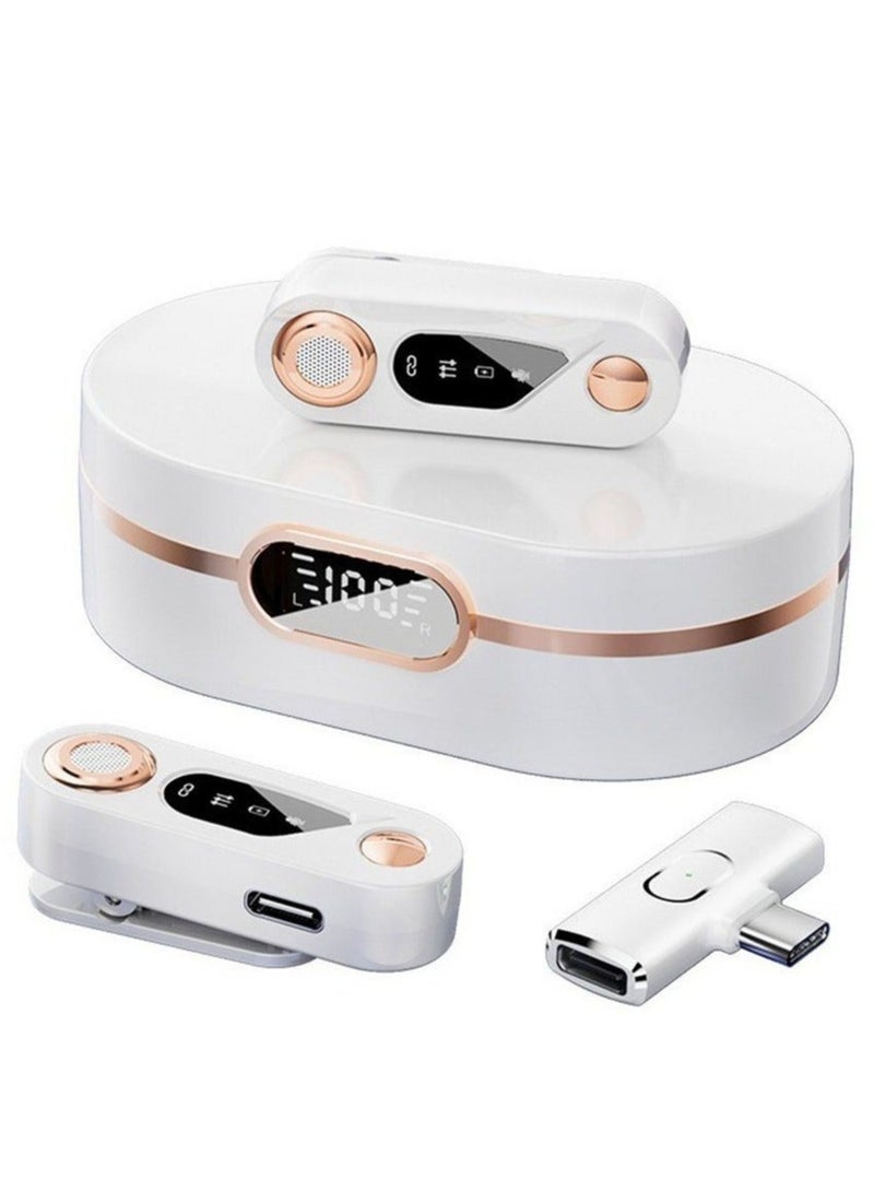 Wireless Microphone, Bluetooth Mobile Phone Microphone with Audio/Noise Cancellation Function  - Image 2