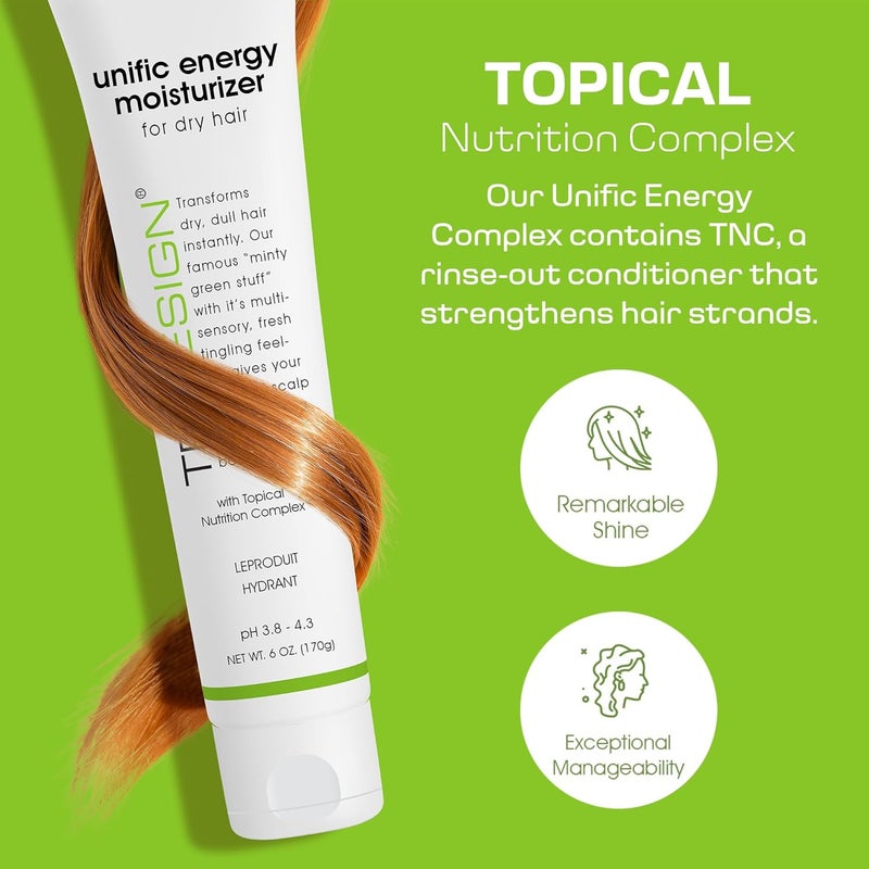 TRIDESIGN Tri Unific Energy Moisturizing Treatment for Dry Hair - 6 oz Tube - Image 2