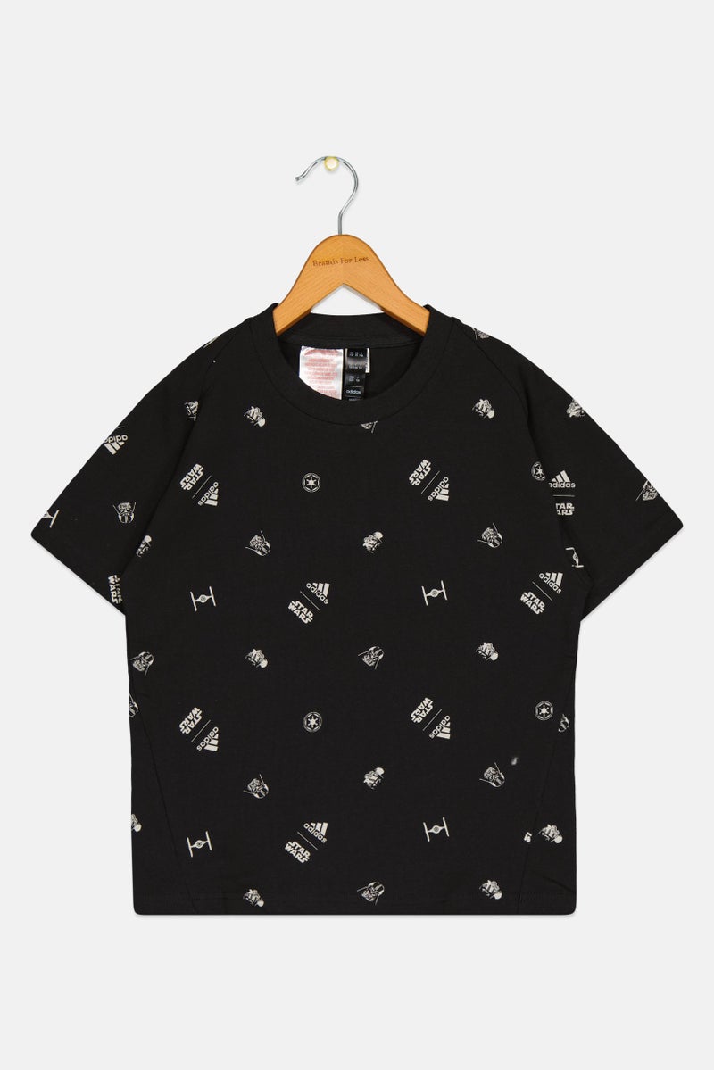 Adidas تي شيرت أولاد قصير الأكمام خارجي للأطفال، متعدد الألوان - Image 1