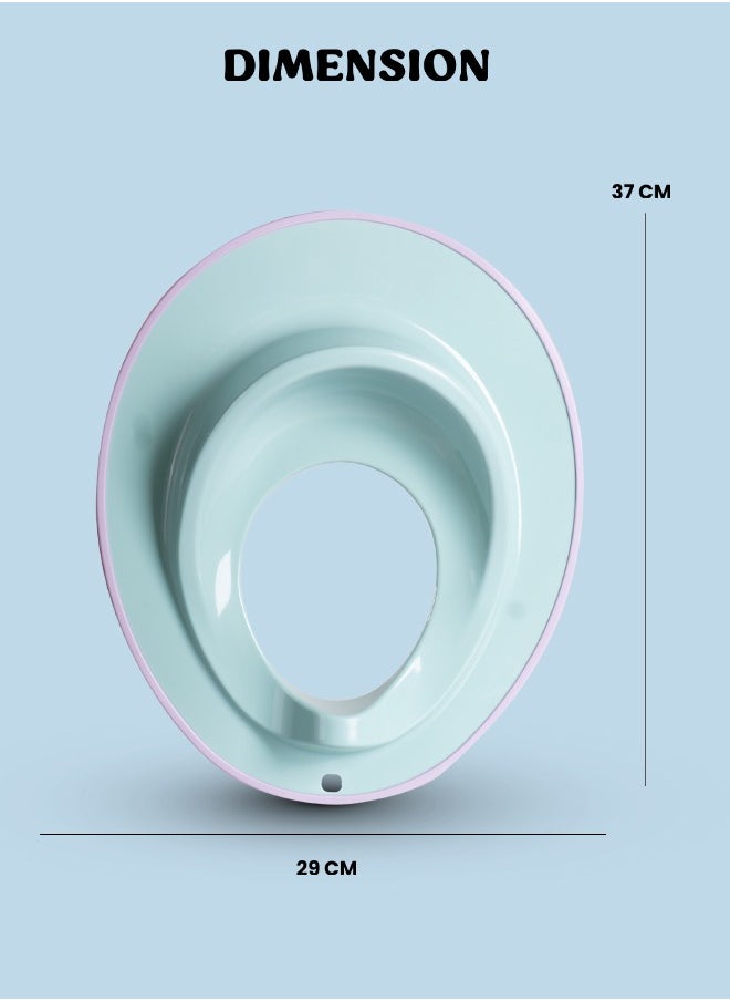 BAYBEE - Baybee TinyTrek Potty Seat for Kids Toilet Seat | Baby Potty Training Seat Chair, Fits Round & Oval Toilets, Non-Slip with Splash Guard Seat for 1-8 Years Kids Boys Girls - Image 1