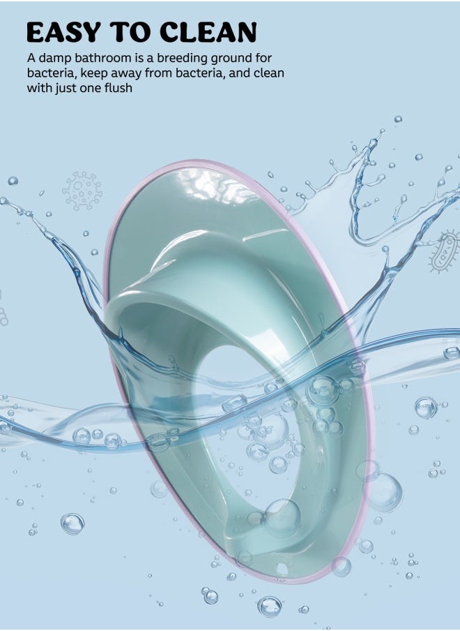 BAYBEE - Baybee TinyTrek Potty Seat for Kids Toilet Seat | Baby Potty Training Seat Chair, Fits Round & Oval Toilets, Non-Slip with Splash Guard Seat for 1-8 Years Kids Boys Girls - Image 1