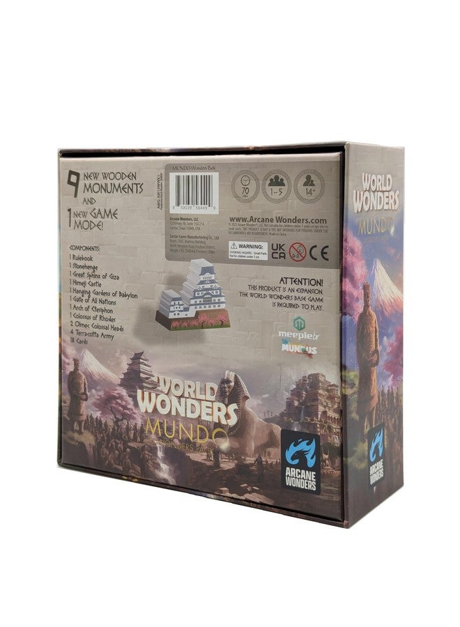 Arcane Wonders World Wonders Mundo Expansion, Strategy Board Game, for 1 to 5 Players and Ages 14+, Arcane Wonders - Image 3