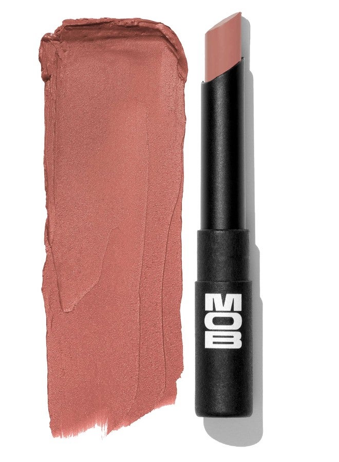 MOB Beauty Soft Matte Lipstick M94 - Mocha Rose | Weightless, One-Swipe Color Infused with Skincare | Vegan, Silicone-Free, Cruelty-Free Formula in a Biodegradable Capsule - Image 1