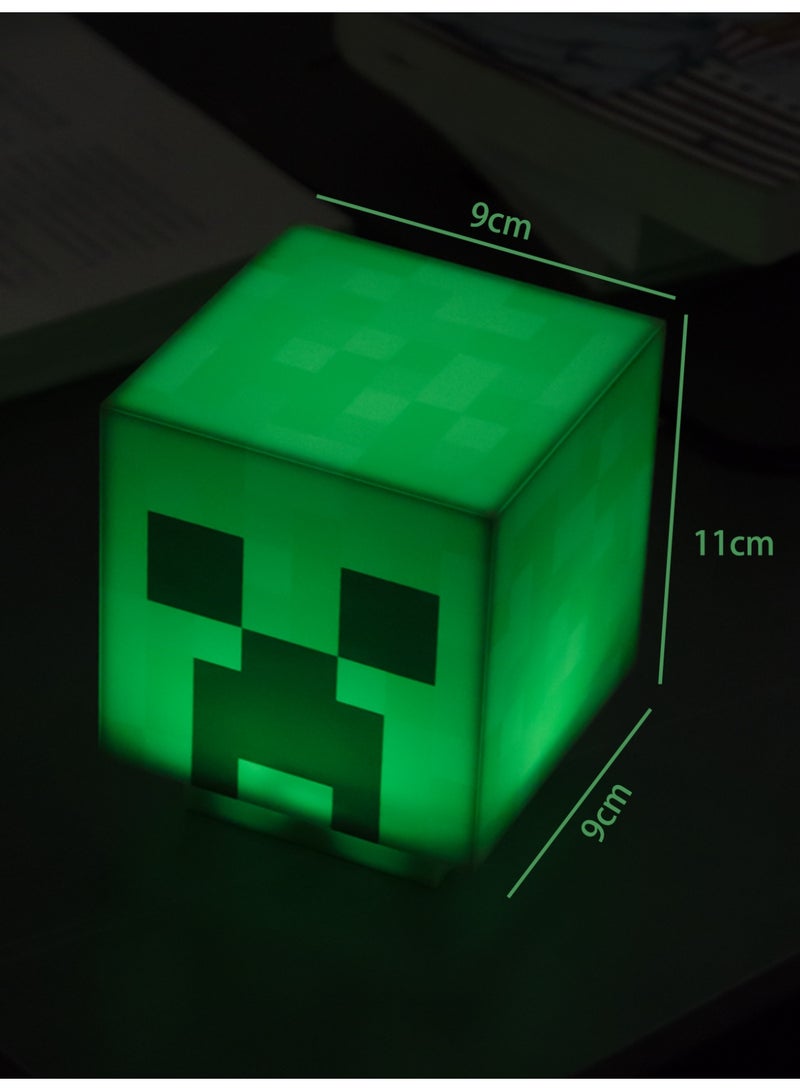 Minecraft Creeper Light Handheld Night Light & Fun Minecraft Toy for Kids, Minecraft Room Decor - Image 1