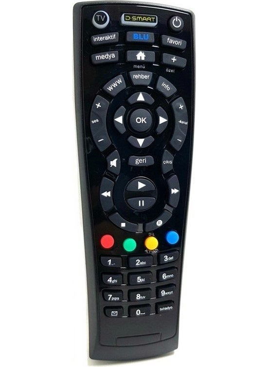 Ata Elektronik - D-Smart Blu HD Satellite Receiver Device Remote - Image 1