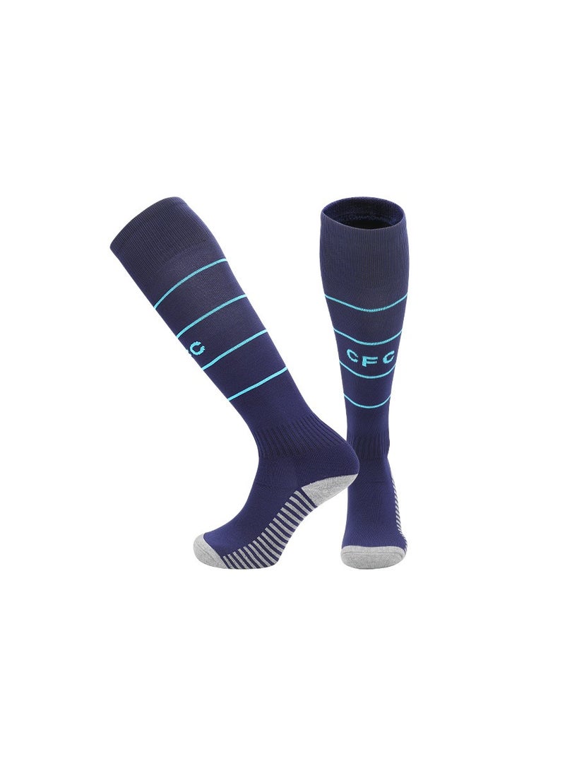KUYING Wholesale of adult and children's towel bottom wear-resistant and odor resistant long tube sports socks for men