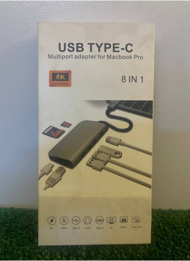 Generic hub/type-c/8 in 1/macbook  - Image 1