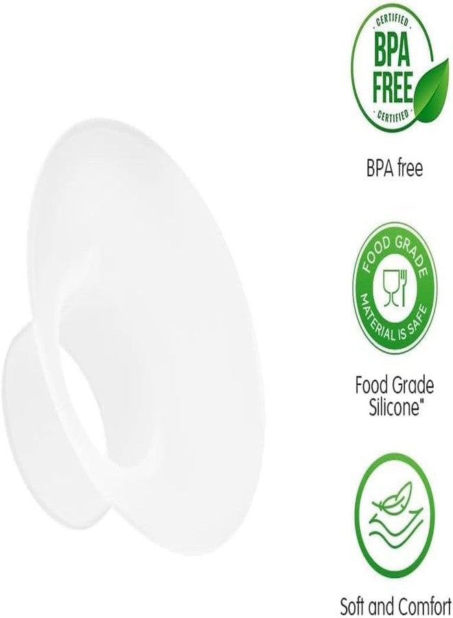 Horigen 3PCS Flange Sizing Kit 21mm for 24mm Flanges/Shield, Silicone Flange Insert Compatible for Horigen E4 and D6/Momcozy/Spectra/Medela Breast Pump - Image 4