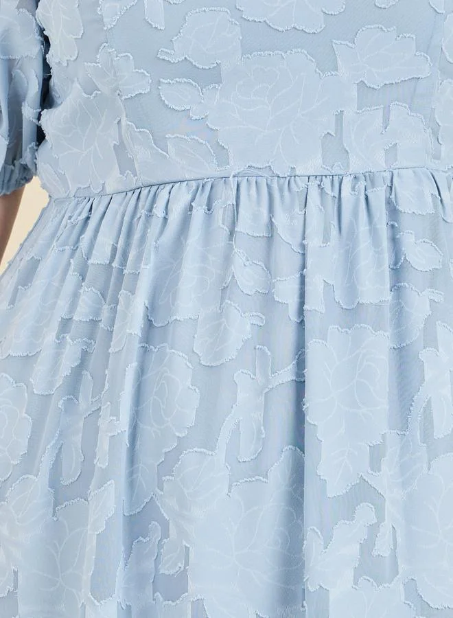 ستايلي Floral Textured Dress