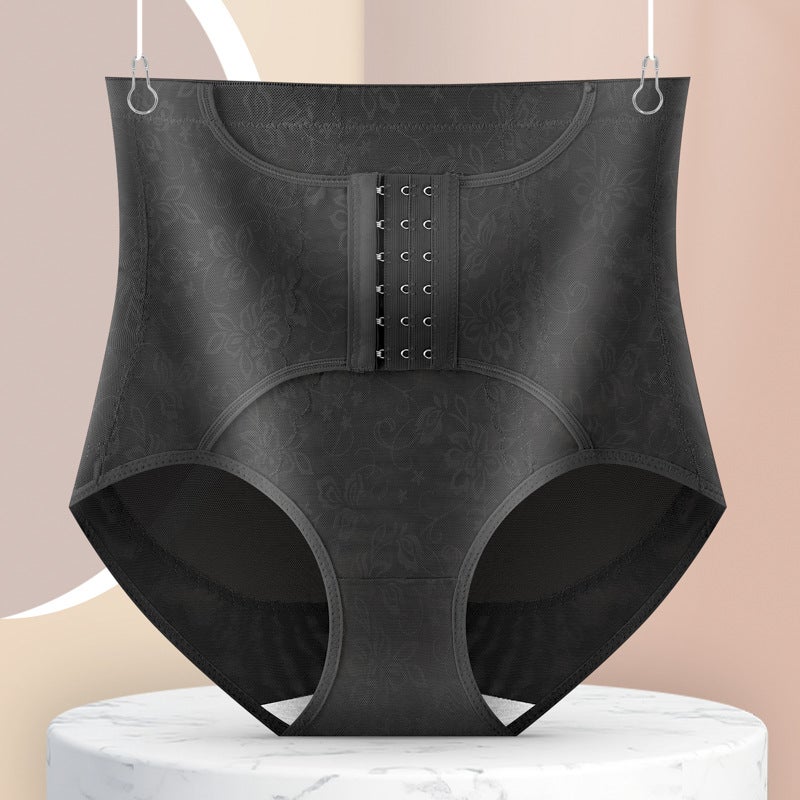 New Mid-Waist Buttoned Tummy Control Underwear, Butt Lift And Shaping, Postpartum Waist Tightening, Crotch Tightening, Tummy Tightening, Breathable Body Shaping Pants - Image 1