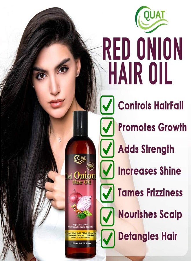 كوات زيت البصل الأحمر الفعال من كوات لنمو الشعر، والتحكم في القشرة، وزيادة كثافة الشعر، ومنحه لمعاناً (200 مل) - Image 5