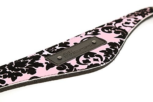 Beaumont Clarinet/Oboe/Alto Sax Designer Neck Strap Sling - Pink Lace - Image 4