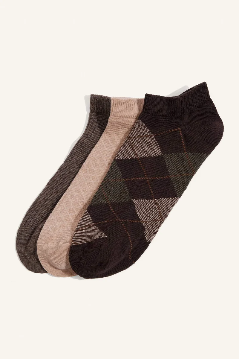Man 3 piece Short Socks