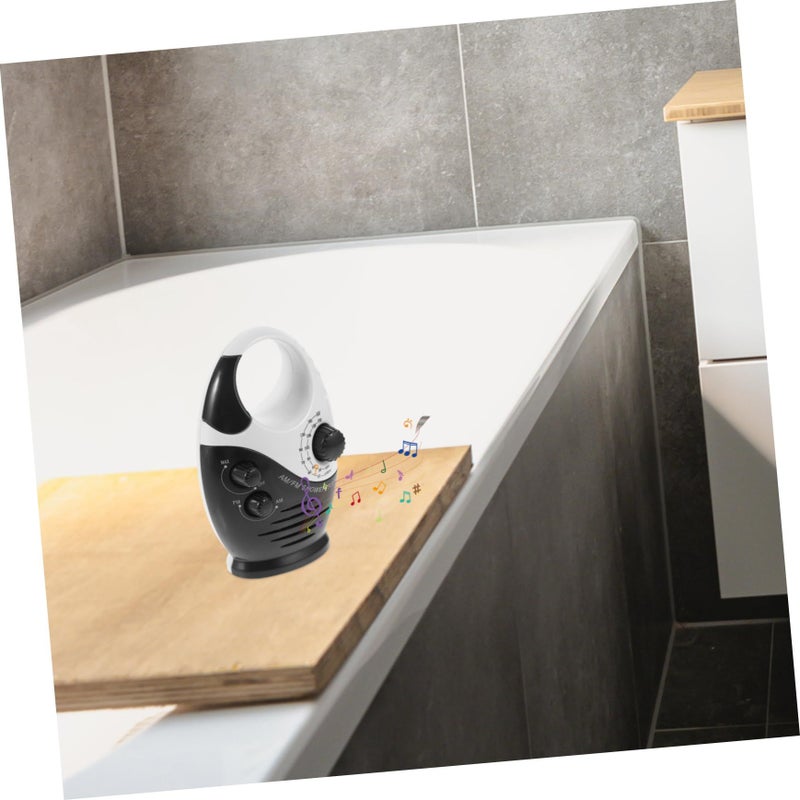MAGICLULU Portable Waterproof Shower Radio Compact Design Sound Easy To Use Perfect For Bathroom Gift - Image 4