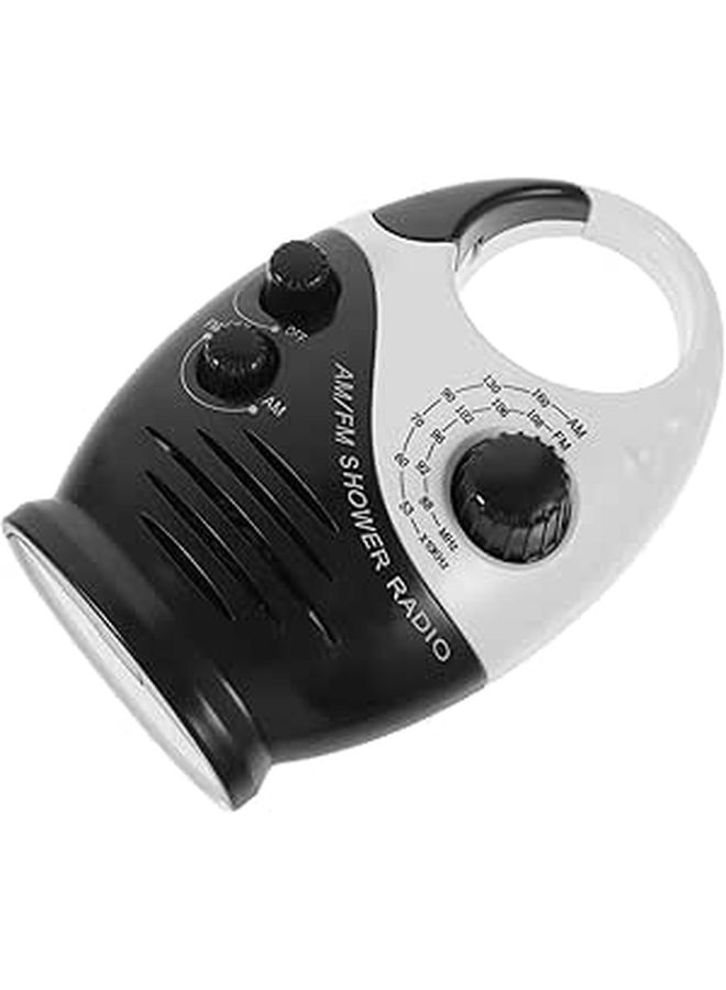 MAGICLULU Portable Waterproof Shower Radio Compact Design Sound Easy To Use Perfect For Bathroom Gift - Image 1