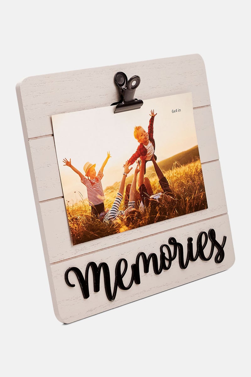 FRAME إطار خشبي من MDF للذكريات 6 × 4 سم، رمادي - Image 3