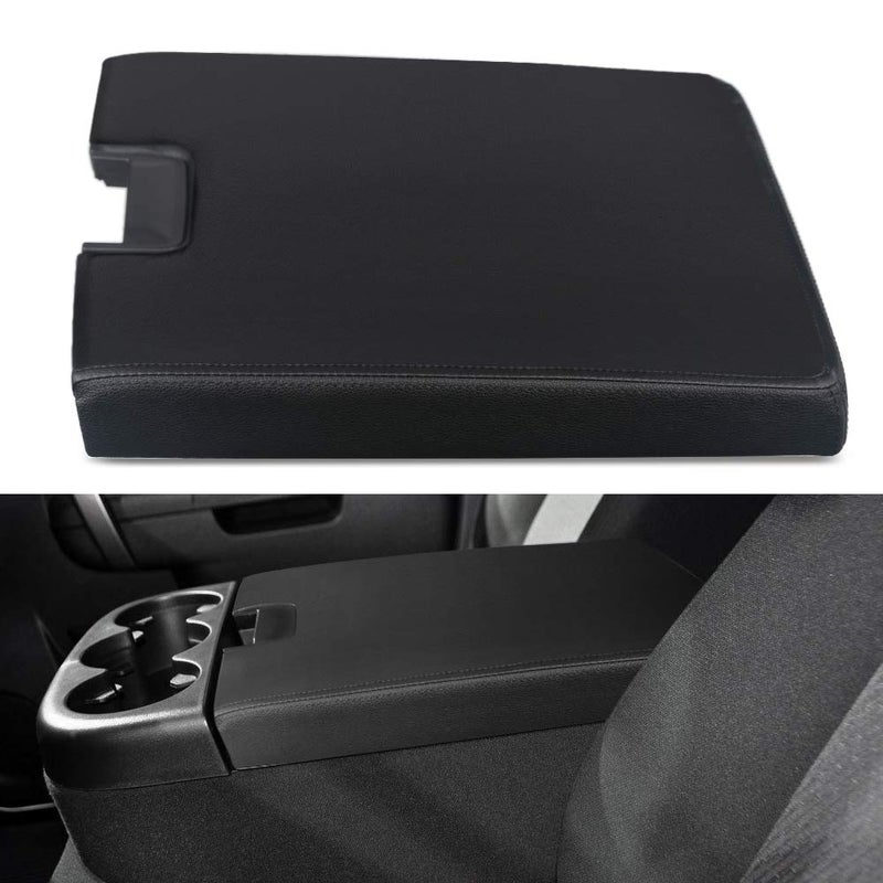 VANJING Compatible with Chevy GMC Silverado Suburban Tahoe Sierra 20072013 Center Console Lid Armrest Kit Cover with Latch Pickup Repair Replaces 20864154
