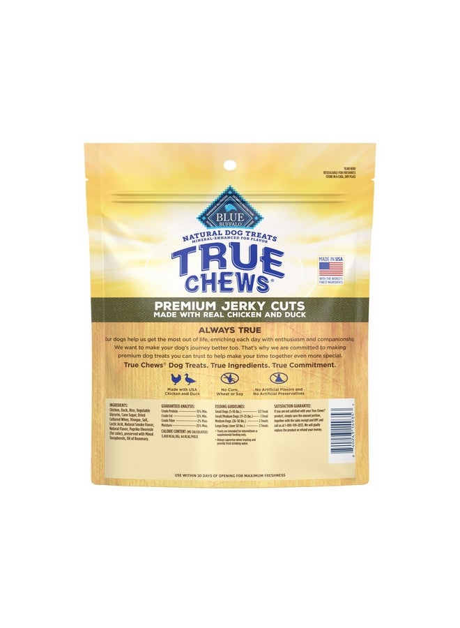 Blue Buffalo True Chews Premium Jerky Cuts Natural Dog Treats, Duck 22 oz bag - Image 2