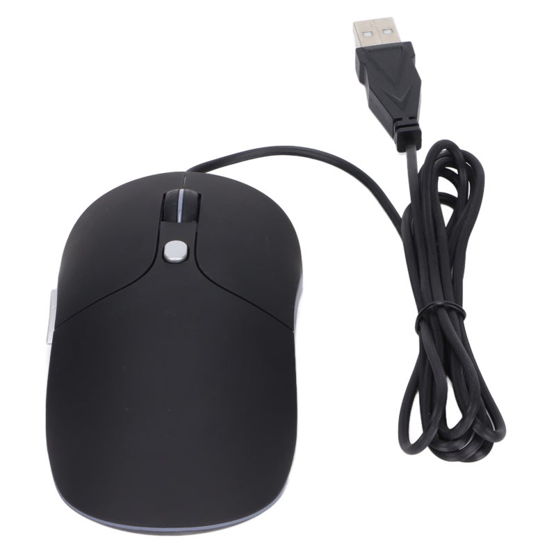 YWYT Gaming Mouse 6 Button Wired 20 Million Keystrokes Test - Ergonomic Design 3200DPI Optical PC Gaming Mice for Long Term Use - Image 1