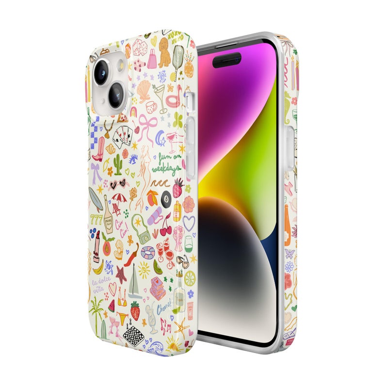 Casely iPhone 15 Case | All The Fun Things | Fun on Weekdays | Compatible with MagSafe | Classic Ultra Slim Design - Image 4