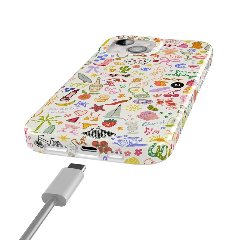 Casely iPhone 15 Case | All The Fun Things | Fun on Weekdays | Compatible with MagSafe | Classic Ultra Slim Design - Image 5