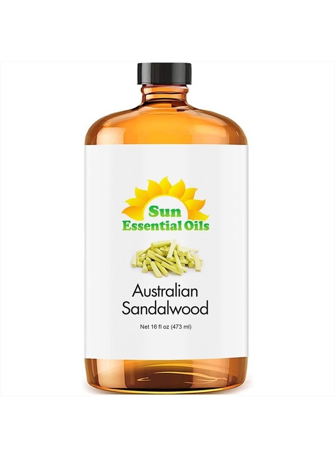 Sun Essential Oils 16oz - Sandalwood Essential Oil - 16 Fluid Ounces - Image 1