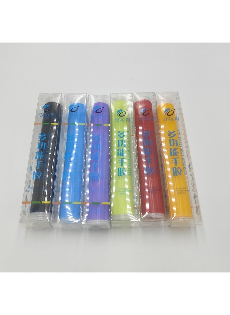 Generic Extended Fishing Rod Silicone Grip Sleeve Non-Slip Ordinary 5-color mixed hair